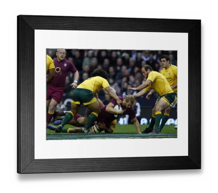 Framed Print : Chris Robshaw In Action Framed Print : Chris Robshaw In Action