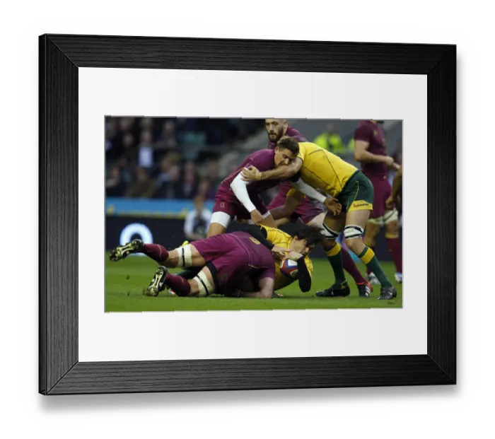 Framed Print : Adam Ashley-Cooper, Danny Care & Toby Flood Framed Print : Adam Ashley-Cooper, Danny Care & Toby Flood