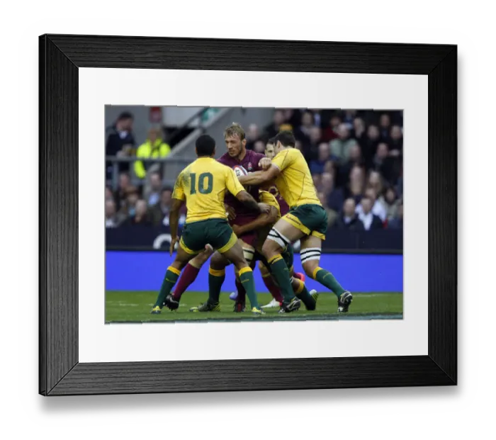 Framed Print : Chris Robshaw Finds Himself Surrounded Framed Print : Chris Robshaw Finds Himself Surrounded