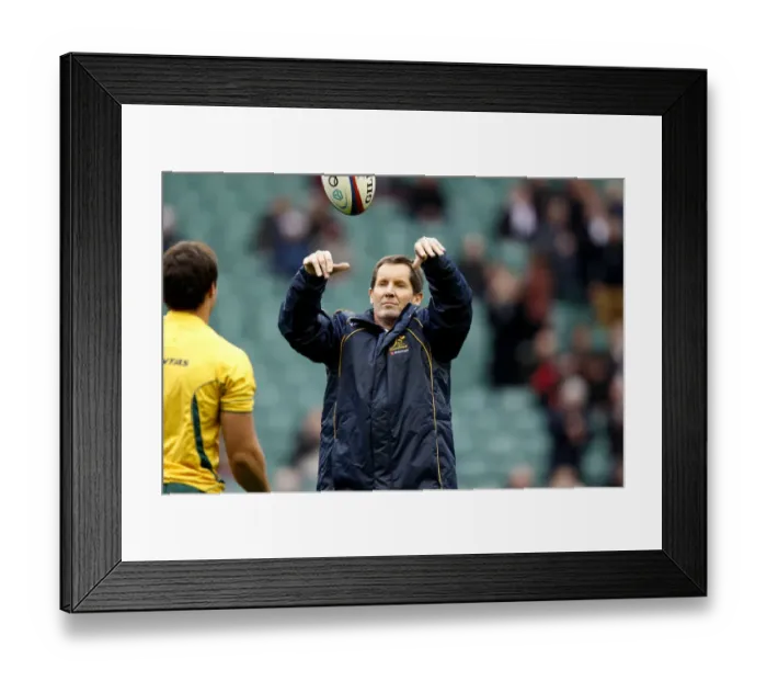 Framed Print : Robbie Deans (Head Coach) Framed Print : Robbie Deans (Head Coach)