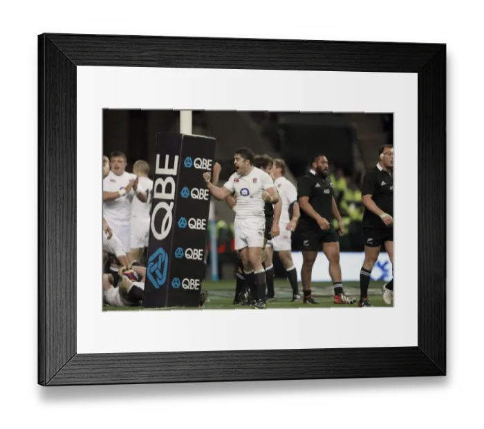 Framed Print : Brad Barritt Celebrates Framed Print : Brad Barritt Celebrates