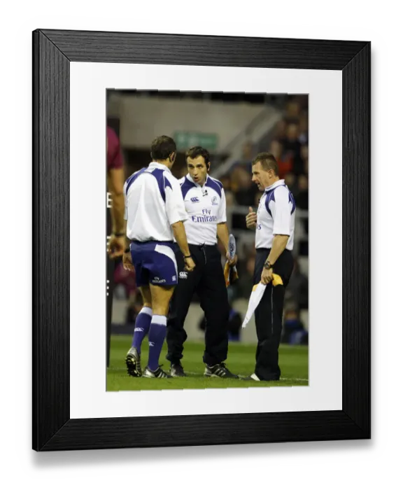 Framed Print : Confusion Betwwen Refereee And Officials