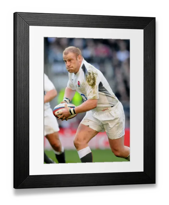 Framed Print : Dan Cole England and Leicester Tigers Rugby Union England V Italy Twickenham