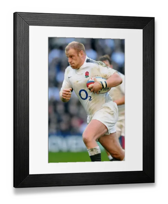 Framed Print : Dan Cole England and Leicester Tigers Rugby Union England V Italy Twickenham
