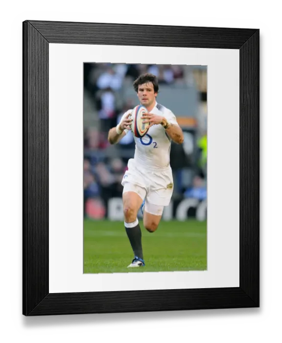 Framed Print : Ben Foden England and Northampton Saints Rugby Union England V Italy Twickenham Framed Print : Ben Foden England and Northampton Saints Rugby Union England V Italy Twickenham