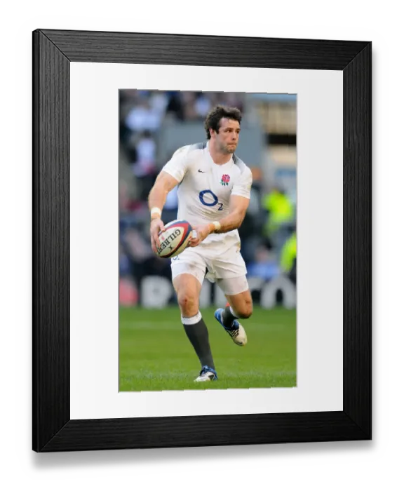 Framed Print : Ben Foden England and Northampton Saints Rugby Union England V Italy Twickenham Framed Print : Ben Foden England and Northampton Saints Rugby Union England V Italy Twickenham