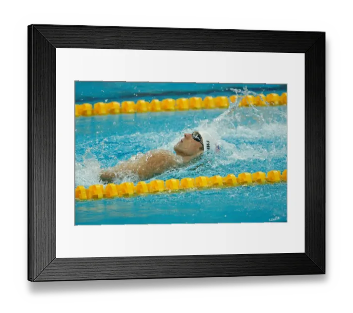 Framed Print : Michael Phelps