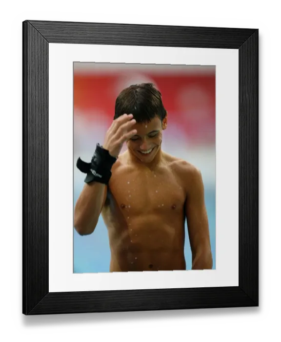 Framed Print : Tom Daley Synchronized Diving Synchronized Diving Practice Olympic Stadium Framed Print : Tom Daley Synchronized Diving Synchronized Diving Practice Olympic Stadium