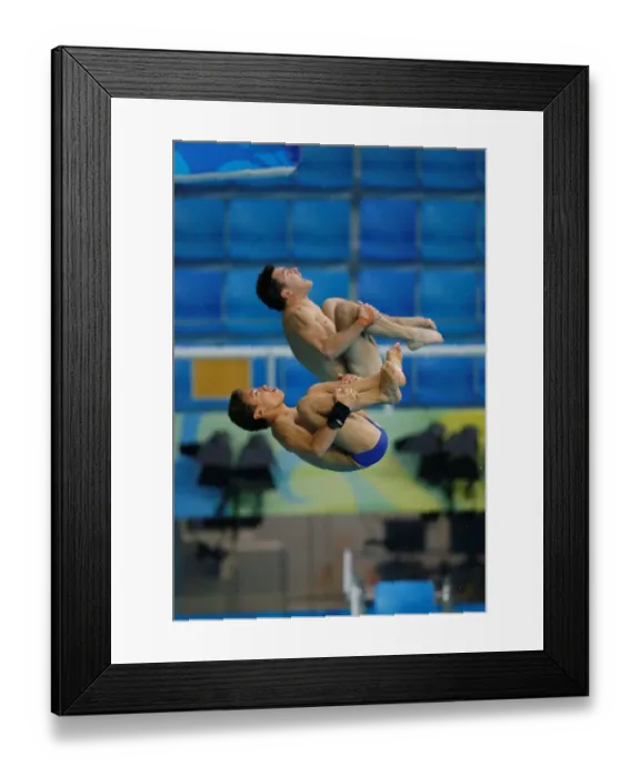 Framed Print : Tom Daley & Blake Aldridge