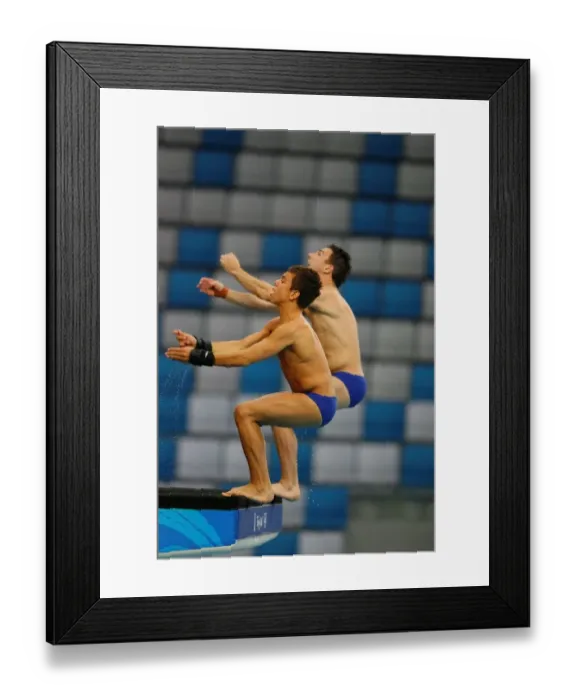 Framed Print : Tom Daley & Blake Aldridge Framed Print : Tom Daley & Blake Aldridge