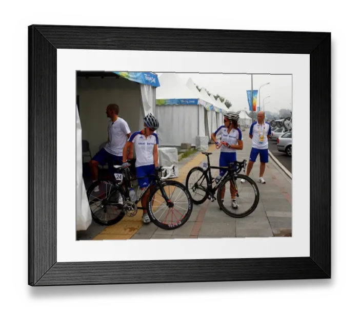 Framed Print : Sharon Laws & Emma Pooley Framed Print : Sharon Laws & Emma Pooley