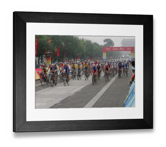 Framed Print : The Start Of The Race