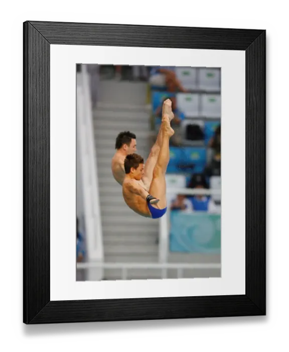 Framed Print : Blake Aldridge & Tom Daley