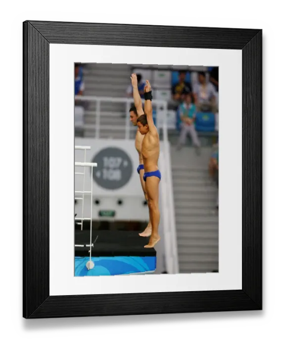 Framed Print : Blake Aldridge & Tom Daley Framed Print : Blake Aldridge & Tom Daley