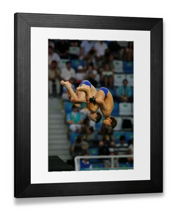 Framed Print : Blake Aldridge & Tom Daley