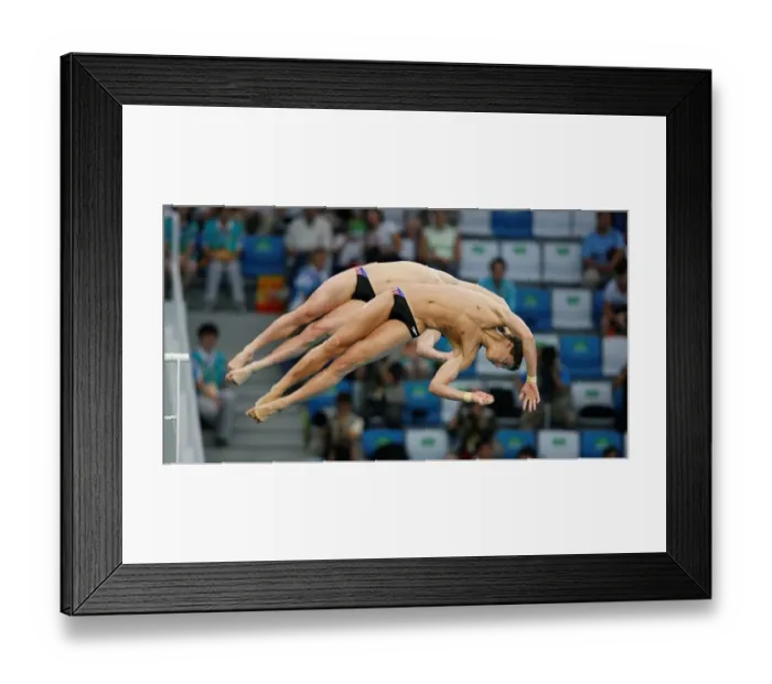 Framed Print : David Boudia & Thomas Finchum Framed Print : David Boudia & Thomas Finchum
