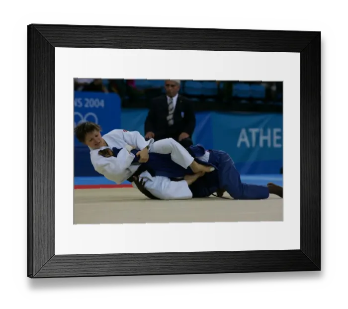 Framed Print : Olympic Judo