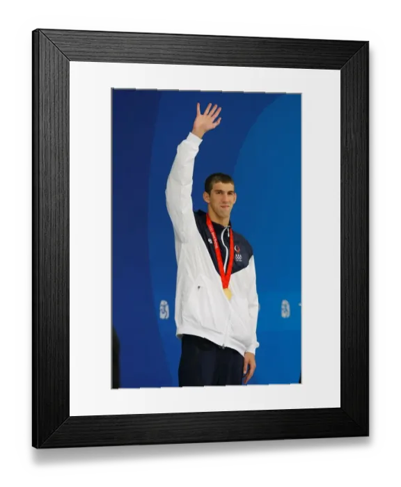 Framed Print : Michael Phelps