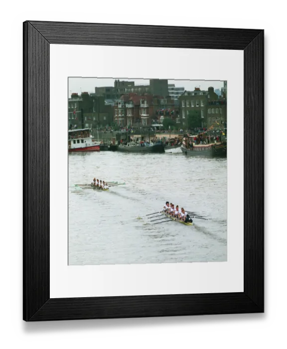 Framed Print : Cambridge Leading Oxford Framed Print : Cambridge Leading Oxford