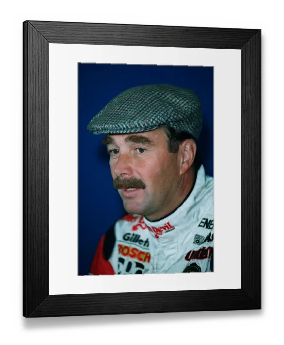 Framed Print : Nigel Mansell Framed Print : Nigel Mansell
