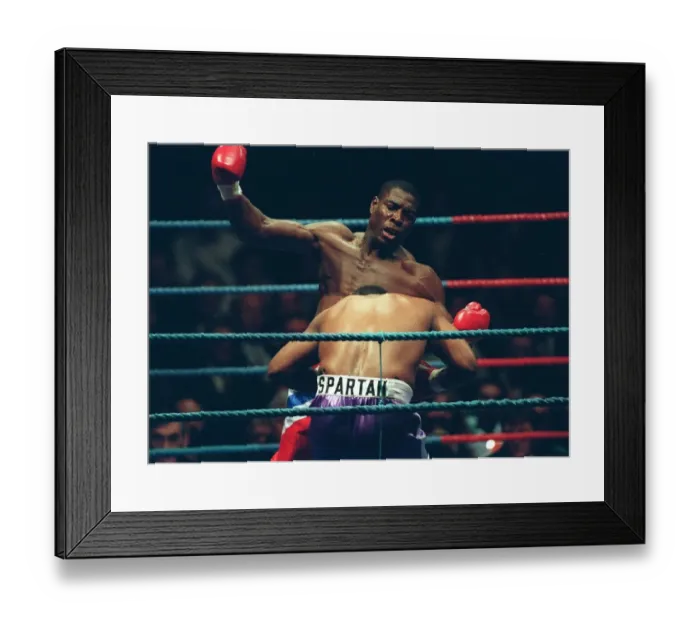 Framed Print : Frank Bruno Wages War On