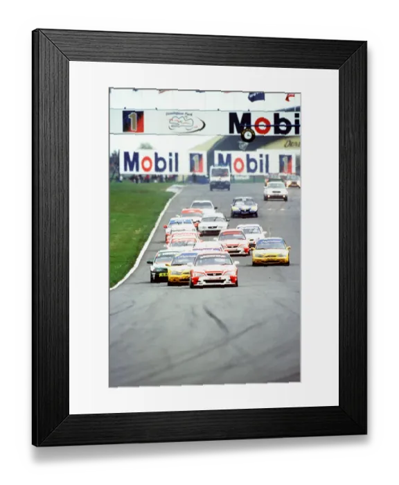 Framed Print : The Start Of The 1999 British Framed Print : The Start Of The 1999 British