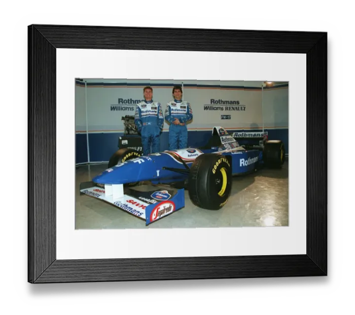 Framed Print : David Coulthard & Damon Hill Framed Print : David Coulthard & Damon Hill
