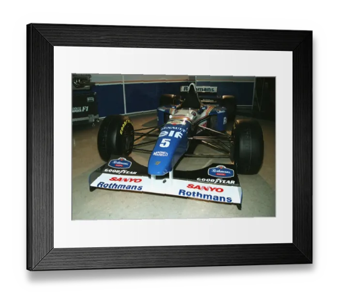 Framed Print : Williams-Renault Fw17 Framed Print : Williams-Renault Fw17