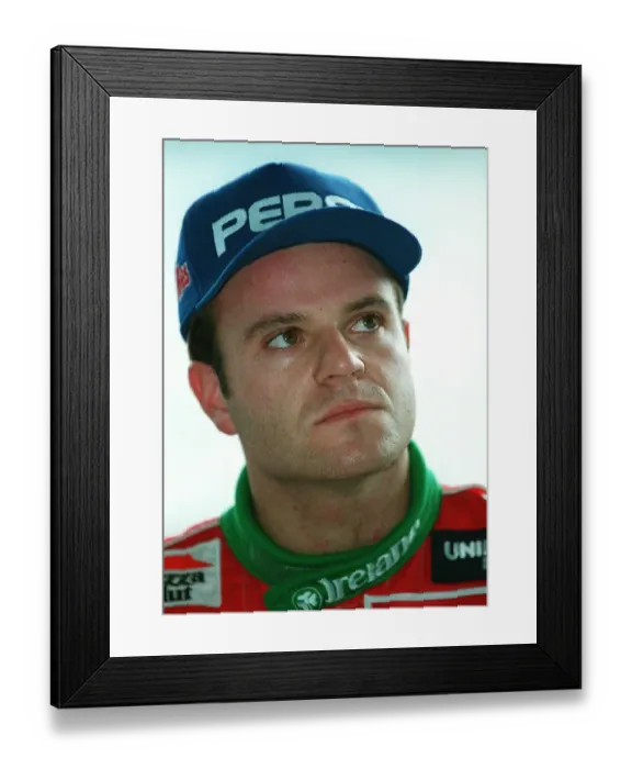 Framed Print : Rubens Barrichello Framed Print : Rubens Barrichello