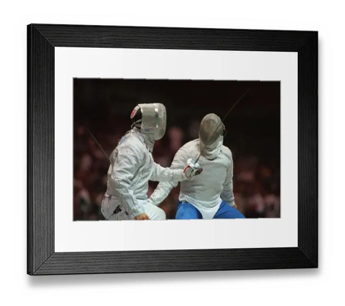 Framed Print : Olympic Fencing Framed Print : Olympic Fencing