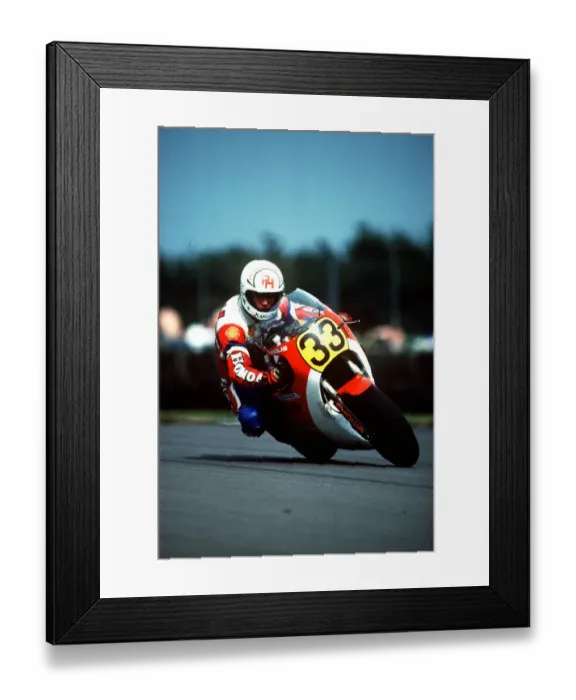 Framed Print : Ron Haslam Framed Print : Ron Haslam