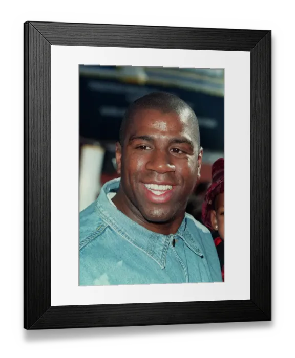 Framed Print : Magic Johnson Framed Print : Magic Johnson