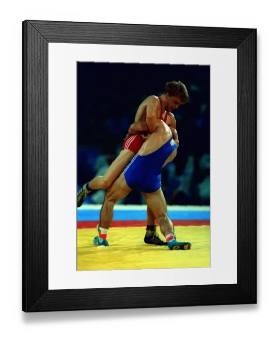 Framed Print : Olympic Wrestling Framed Print : Olympic Wrestling