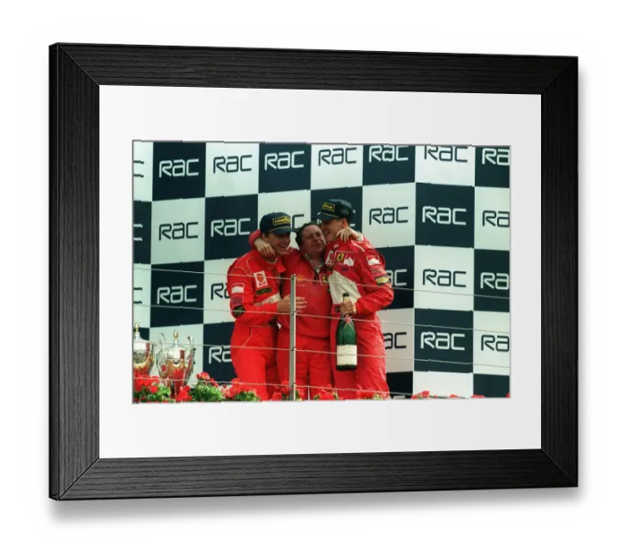 Framed Print : Irvine, Todt, M. Schumacher, Hakki
