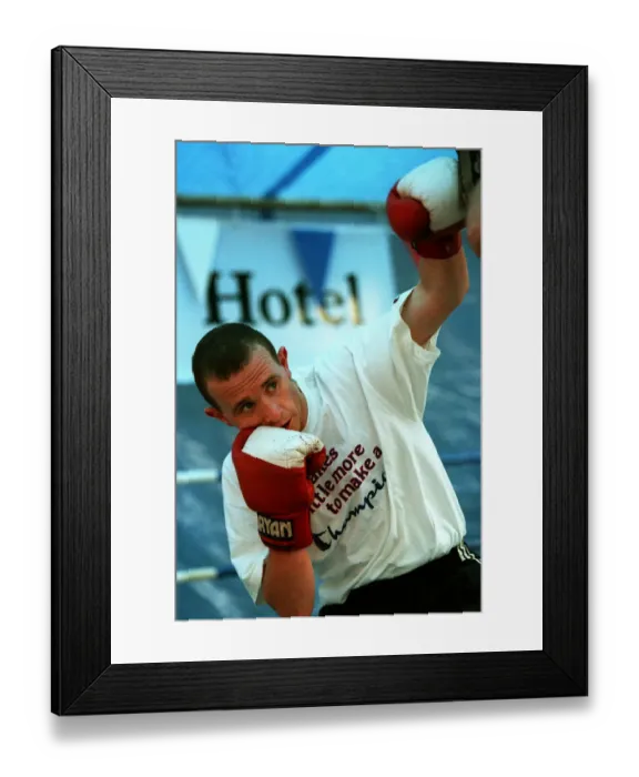 Framed Print : Paul Ingle Training Framed Print : Paul Ingle Training