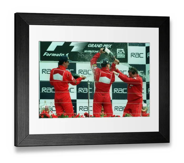 Framed Print : Irvine, M. Schumacher & Todt