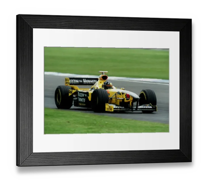 Framed Print : Damon Hill