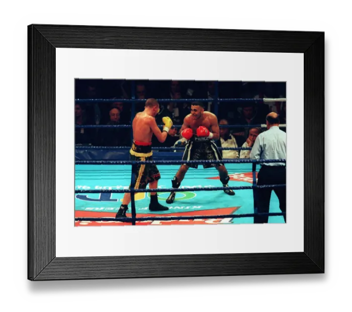 Framed Print : Prince Naseem V Paul Ingle Framed Print : Prince Naseem V Paul Ingle