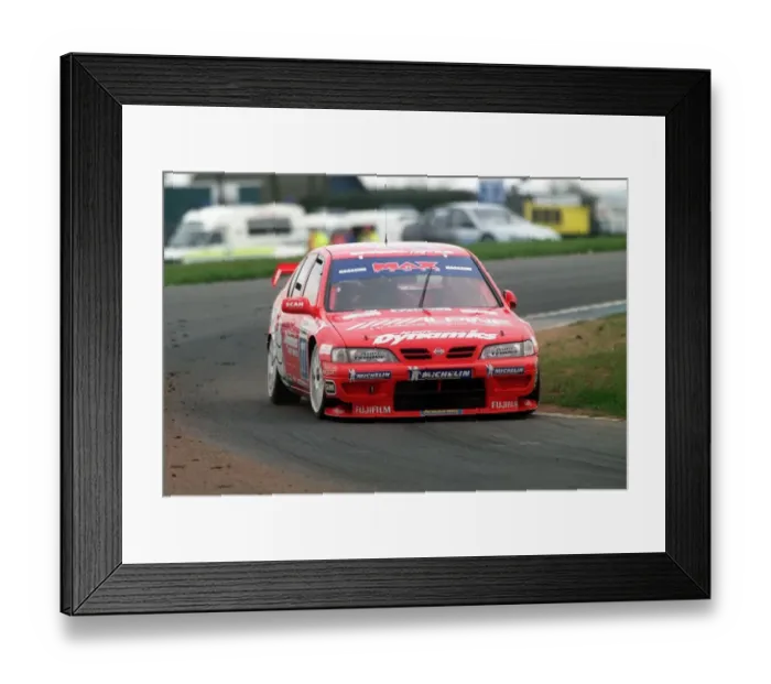 Framed Print : Matt Neal Team Nissan Primera Gt 13 April 1999 Date: 13 April 1999
