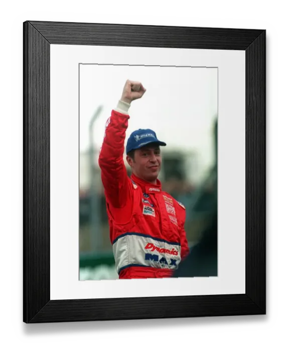 Framed Print : Matt Neal Celebrates Winning Framed Print : Matt Neal Celebrates Winning