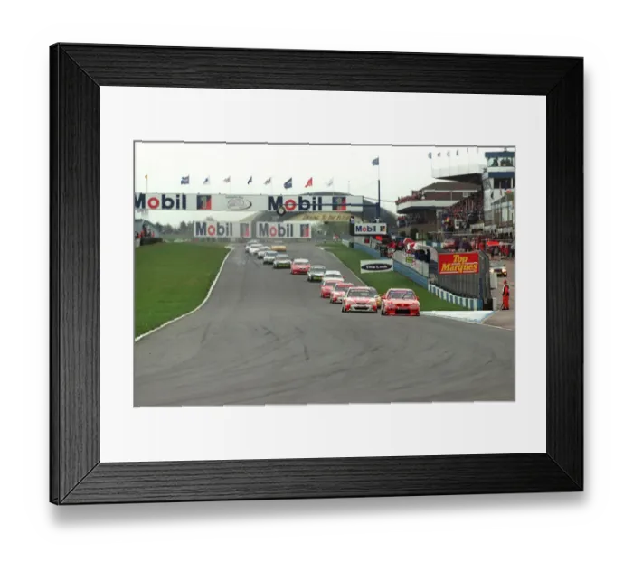 Framed Print : Matt Neal Leads Pack Lap 2 Framed Print : Matt Neal Leads Pack Lap 2