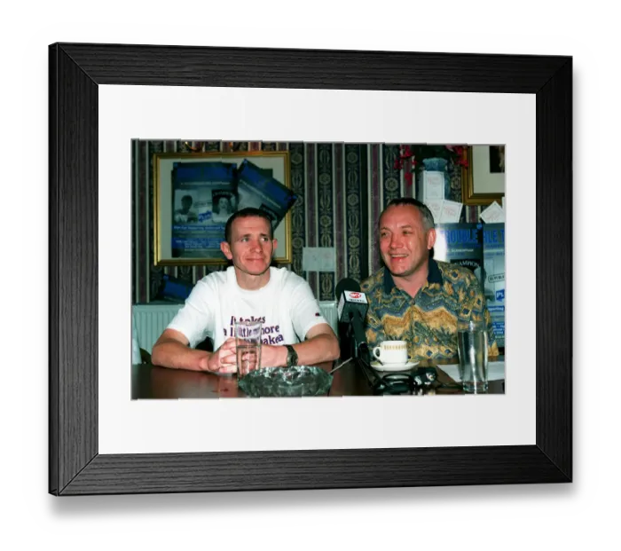 Framed Print : Paul Ingle & Frank Maloney Framed Print : Paul Ingle & Frank Maloney