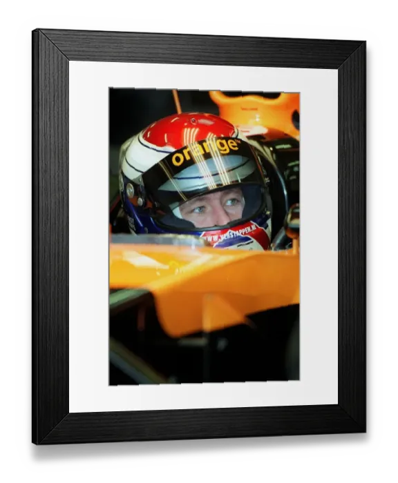 Framed Print : Jos Verstappen Framed Print : Jos Verstappen