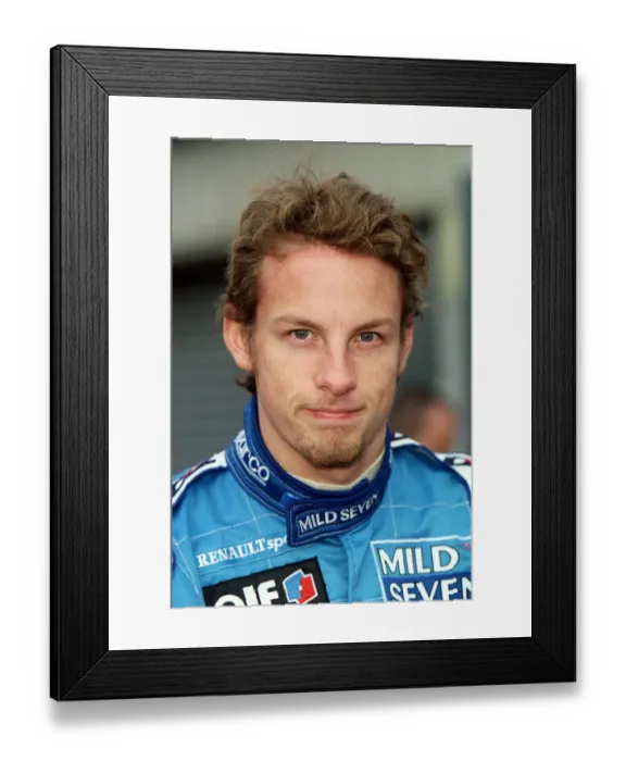 Framed Print : Jenson Button Framed Print : Jenson Button
