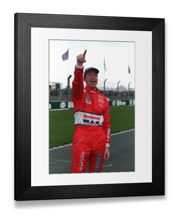 Framed Print : Matt Neal Celebrates Framed Print : Matt Neal Celebrates