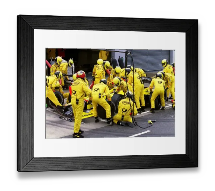 Framed Print : Jarno Trulli Pit Stop Framed Print : Jarno Trulli Pit Stop