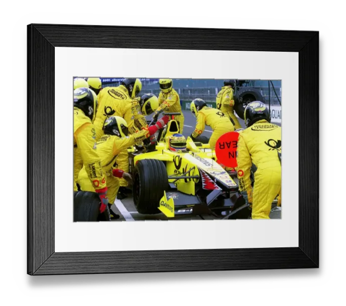 Framed Print : Jarno Trulli Pit Stop Framed Print : Jarno Trulli Pit Stop