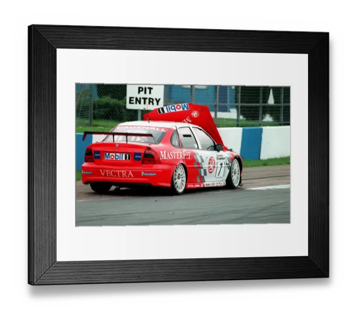 Framed Print : Yvan Muller Limps Into Pit Framed Print : Yvan Muller Limps Into Pit
