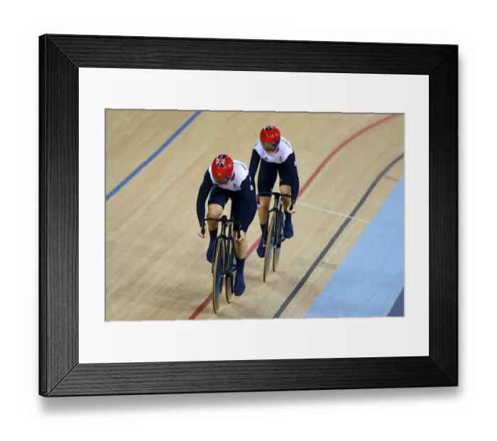 Framed Print : Jessica Varnish & Victoria Pendleton Framed Print : Jessica Varnish & Victoria Pendleton