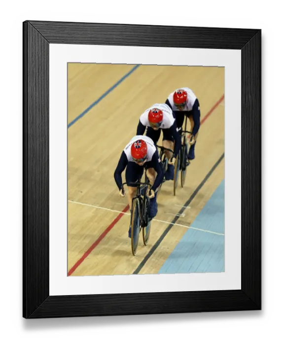 Framed Print : Philip Hindes, Chris Hoy & Jason Kenny Framed Print : Philip Hindes, Chris Hoy & Jason Kenny